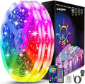 Keepsmile 100ft Led Strip Lights (2 Rolls of 50ft) Bluetooth Smart App Control Music Sync Color Changing RGB Led Light Strip with Remote,Led Lights for Bedroom Room Home Decor Party Festival by KEEPSMILE