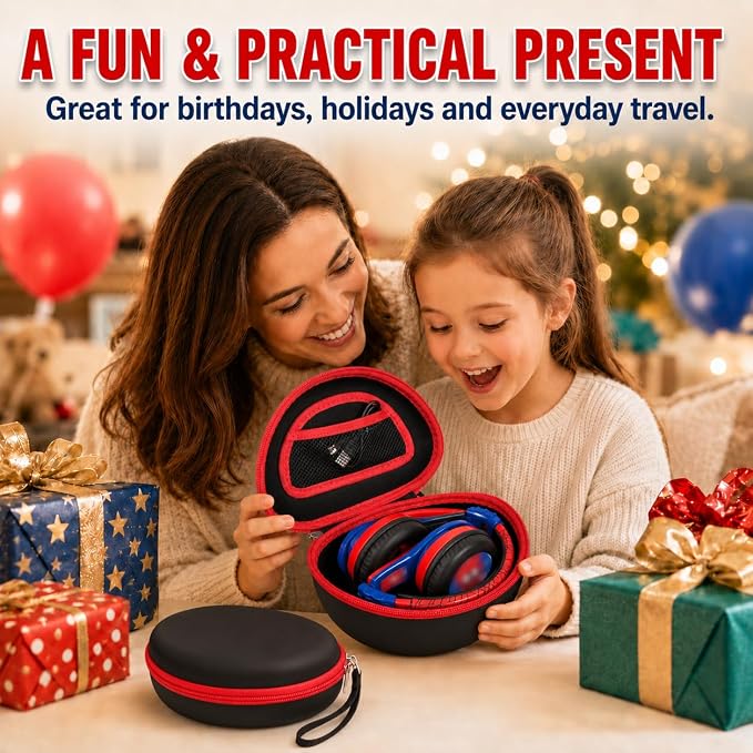 ANKHOH Kids Headphone Case for eKids, for Beats Solo4 Headphones, Black - Image 9