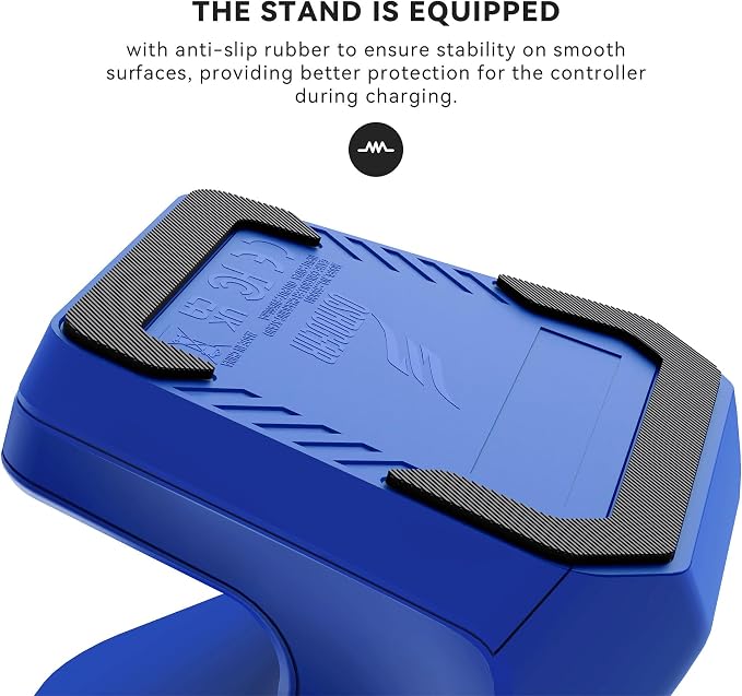 Charging Station Dock for Xbox Elite Series 2 Controller, Magnetic Charger Stand for Xbox Elite Series 2 Core Controller with Type C Charging Cable, LED Indicator - Blue - Image 6