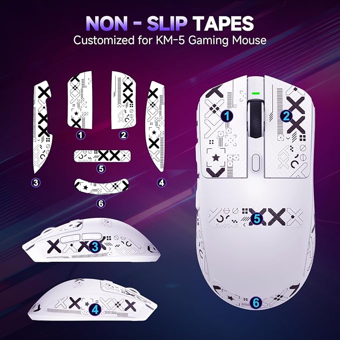 YPBDAN 24000 DPI Wireless Gaming Mouse with RGB Charging Dock - Image 8