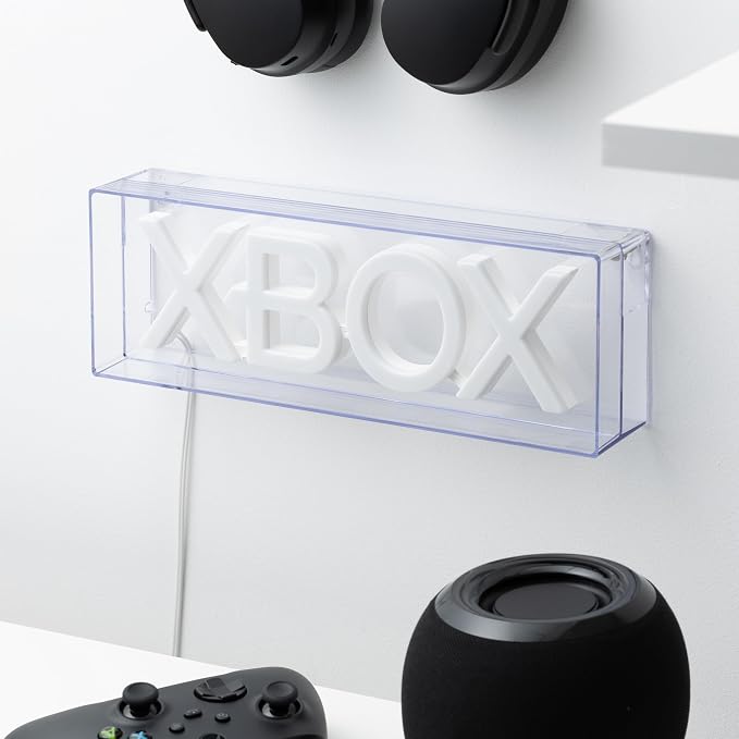 Paladone Xbox LED Neon Light, Free Standing or Wall Mountable Gaming Desk Accessories, Game Room Decor & Gift for Gamers, 11.7" Wide - Image 3