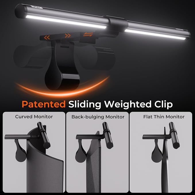 Quntis Monitor Light Bar with Remote, Eye-Care No Glare Computer Light Bar - Image 4