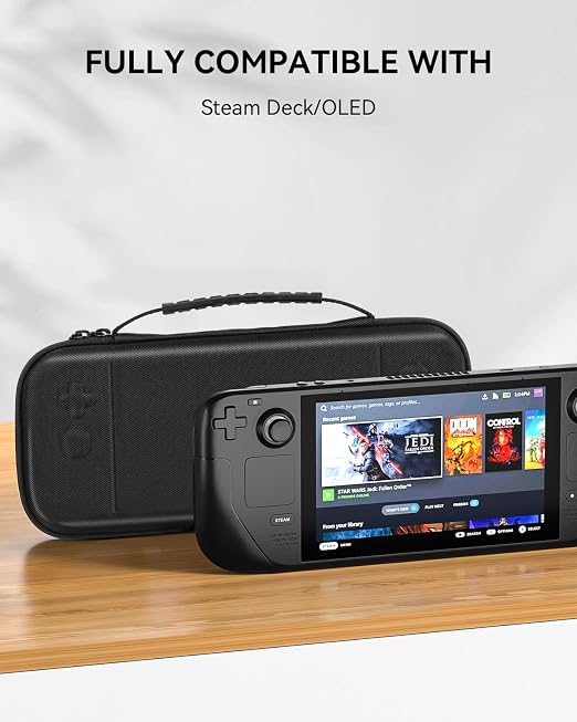 XAOSUN Carrying Case Compatible with Steam Deck & OLED, Protective Hard Shell Handheld Case for Steam Deck Console, Portable Shockproof Travel Carrying Bag for Travel and Storage - Image 7