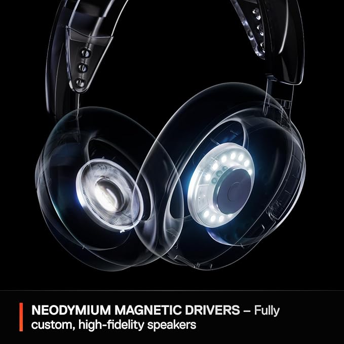 SteelSeries Arctis Nova 3P Wireless Multi-Platform Gaming Headset — Mobile App Control — 40 HR Battery — Neodymium Magnetic Drivers — 2.4GHz/Bluetooth — PS5, PS4, PC, Switch, Mobile — Lavender - Image 6