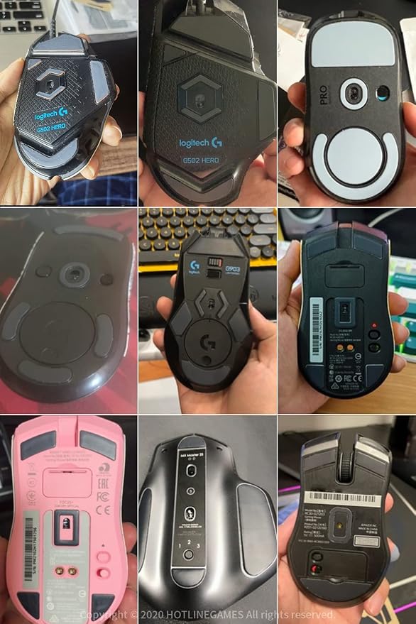 【 Covered Version Ultra-Thin 0.23mm PTFE 】 4Sets of Hotline Games 3.0 Mouse Feet Skates Compatible with Logitech G Pro Wireless Gaming Mouse, Protect Original Mouse Feet, Smooth Glide, Easy to Apply - Image 7