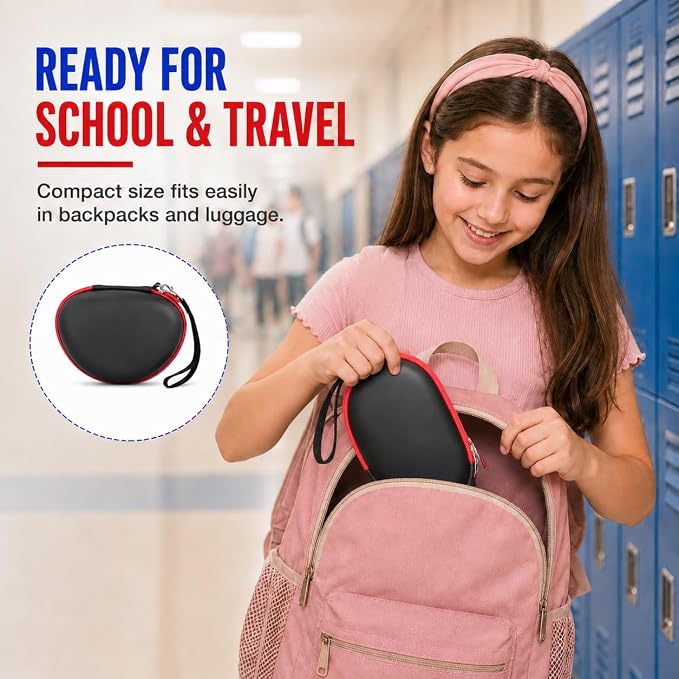 ANKHOH Kids Headphone Case for eKids, for Beats Solo4 Headphones, Black - Image 7