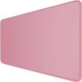 Large Mouse Pad with Stitched Edges, Durable Non-Slip Natural Rubber Base, Waterproof Computer Keyboard Pad Mat for Esports Pros/Gamer/Desktop/Office/Home - Pink by Hsmienk