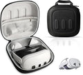 Q3S Hard Carrying Case for Meta Quest 3/Quest 3S VR Headset, Touch Controller, Original Fabric Strap & Accessories, Ideal for Travel & Home Storage with Comfort Protection by Unknown
