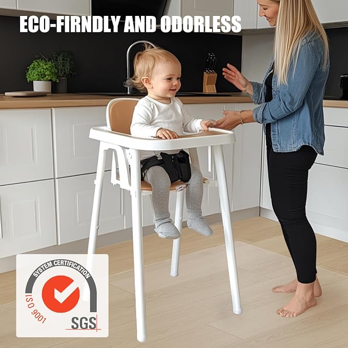 Chair Mat for Hard Floors, tixpol 60"x75" Office Chair Mat for Hardwood Floor, Non-Slip Plastic Floor Mat for Chairs, Vinyl Hard Floor Protector Under Desk Mat for Home Office, Play Mat (Clear) - Image 5