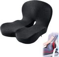 Orthopedic Cushion, Seat Cushion - Car Cushion with L Shaped Ergonomic Design, Memory Foam Seat Cushion for Office Chair, Car and Gaming Seat by Unknown