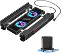 CABTE Computer Tower Stand with Charging Station and Cooling System by CABTE