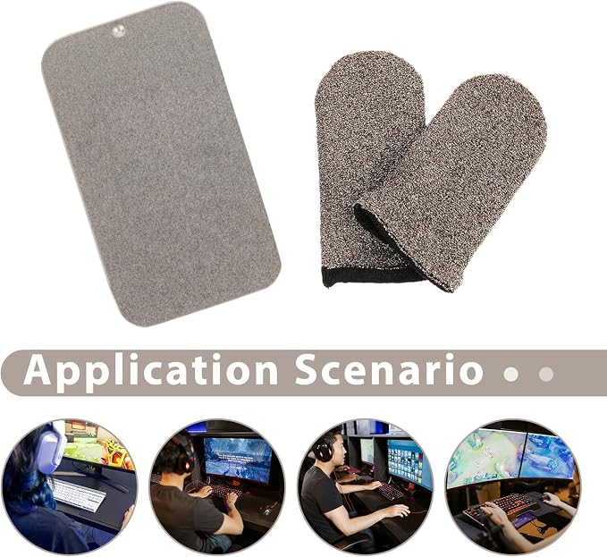 Beavorty Ultra-Thin and Sweatproof Gaming Finger Sleeves Made with Superconducting Electrical Fibers for Gamers, for Touchscreen Devices and Fighting Games, Providing Precise Control - Image 3