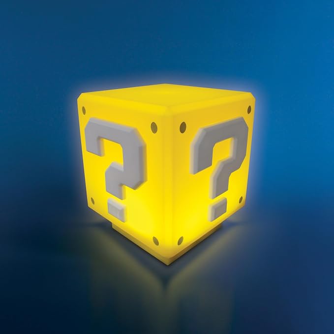 Paladone Super Mario Mini Question Block Light - Officially Licensed Super Mario Bros. Merchandise, Bedroom or Game Room Decor, Retro Gamer Gift, Battery Powered - Image 5