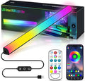 KANTUTOE Monitor Down Light Bar, RGB Screen Desk Light PC, Dimmable LED Dynamic Rainbow Effect, Adjustable Brightness, Speed and Music, Remote Control Color Change, for Game Room by KANTUTOE