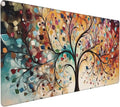 35.4 x 15.7 in, XXL Large Mouse Pad for Desk, Extended Keyboard Mouse Mat for Computer Office, Big Laptop Mouse pad, Gaming Pc-Colorful Leaf Tree by KOBWOPI