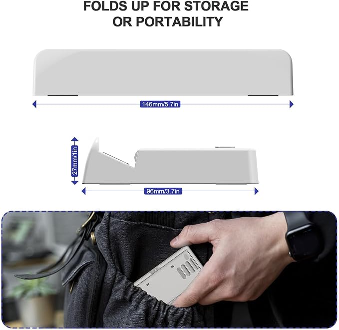 Stand Base Holder, Multi Angle Adjustable with 4 Non Slip Pads for ROG Ally, OLED, Lite, Phones and Tablets - Image 5