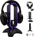 Tilted Nation Gaming Headset Stand | RGB Headphone Stand for Desk with Mouse Bungee and USB Hub (Cool and Clean Setup) Gaming Headset Holder - Perfect Gamer Gift Accessory by TiltedNation