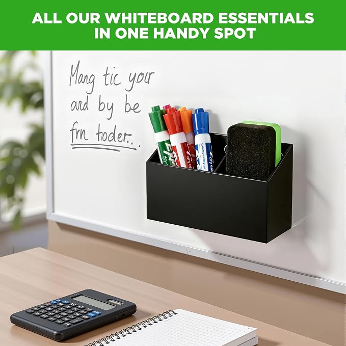 Acrylic Magnetic Pen Holder for Whiteboard,Fridge, School Supplies - Image 4