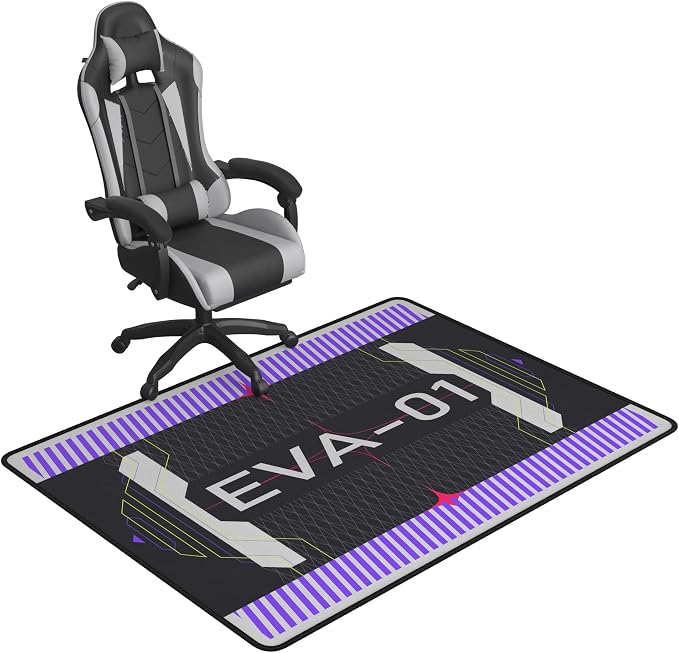 Neon Genesis Evangelion Non-Slip Floor Chair Mat 35"×47" for Gaming Chair Mat by FXCREATIONS