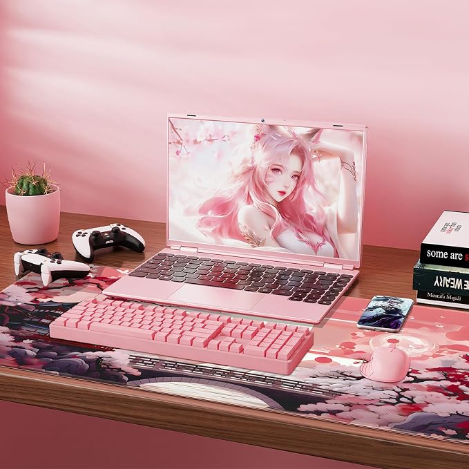 FreeNook Japanese Large Gaming Mouse Pad 35.4 x 15.7 in Computer Mouse Pad Anime Gaming Mousepad, Expanded Architecture Cute Desk Pad with Nop-Slip Suitable for Home Office - Image 7