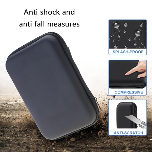 LOXGO Carrying Case For R36S Scratchproof Storage Box Handheld Game Console Shockproof Protector Case With Pocket Handheld Console Organizers - Image 6