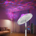 DUSKTEC 3-in-1 Floor Lamp, RGB Aurora & Galaxy Star Projector, 69", White by DUSKTEC