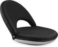 Nnewvante Floor Seat, 42 Position Adjustable Back Support,Black | Breathable Washable Cover Floor Chair Keeps You comfort for Meditation, Gaming, Reading, Classroom, Relaxing by Nnewvante