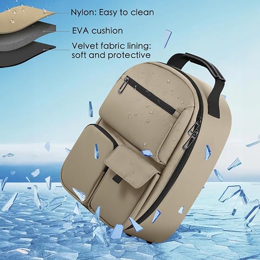 FOREGOER Carrying Case for Meta Quest 3/Quest 3S/Oculus Quest 2, Hard Travel Storage Case Compatible with Meta Oculus Quest 2 Headset, Quest Pro and Accessories, VR All-in-One Gaming Headset - Image 7