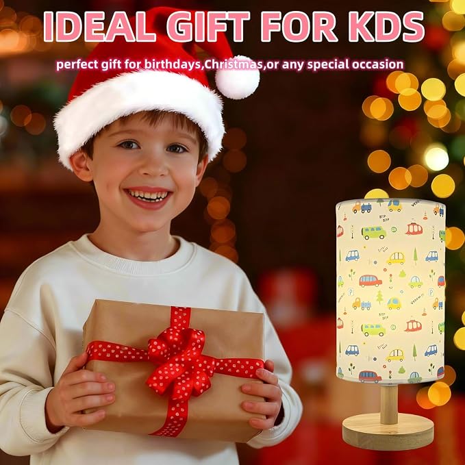 Car Kids Table Lamp,Cute Bedside Lamps for Boys Bedroom Decorative lamp - Image 9
