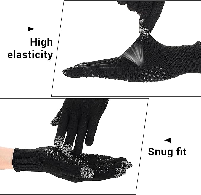 Ptwola Ultra-Thin Mobile Gaming Gloves Touchscreen Gaming Gloves Anti-Sweat Mobile Finger Sleeve Breathable - Image 3