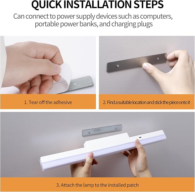 5W 16 Inches Wireless Rechargeable Wall Lights Bar,3CCT - Image 8
