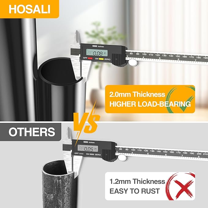 HOSALI 2.5 inch Office Chair Gas Lift Cylinder-Office Chair Replacement Parts, Heavy-Duty Gas Lift Cylinder Fits Most Chairs,Highest End Class 4 Hydraulic Pneumatic Piston,Universal Size - Image 4