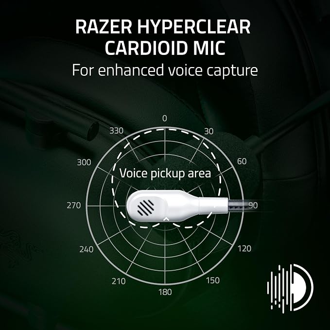 Razer BlackShark V2 X Wired Xbox Gaming Headset, White - Image 3
