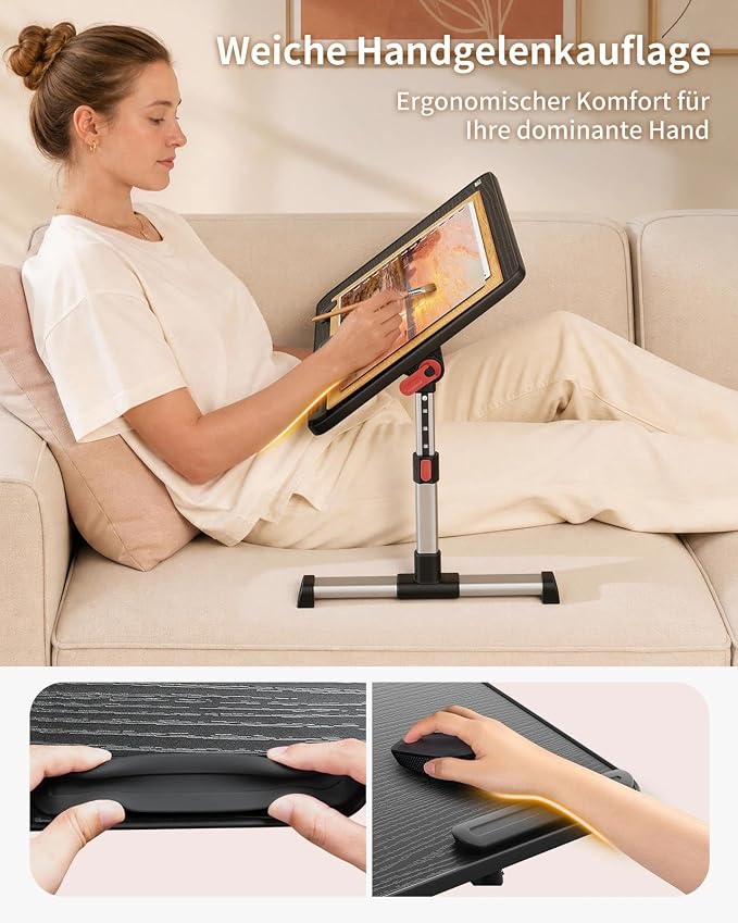 SAIJI Laptop Bed Tray Table,Lightweight Foldable Lap Desk - Image 4