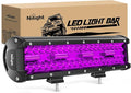 Nilight 12 Inch LED Light Bar 240 W Purple by Nilight