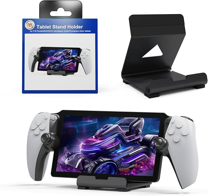 Levigo Game Controller Desktop Holder Stand Compatible with PlayStation Portal/ASUS ROG Ally/Steam Deck/Switch, Gaming Accessories Game Controller Host Bracket, Black - Image 7