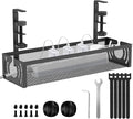 Cable Management, 15'' Under Desk Cable Management Tray No Drill by LOVJOYSE