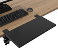 BONTEC Small Ergonomics Desk Extender Tray, 20x9.5 Inch Table Mount Arm Rest Shelf, 90° Foldable Keyboard Tray Platform, Clamp on Computer Arm Rest for Desk, Suitable for Office Desks, Black | 90° Foldable Keyboard Tray Platform, Table Mount Arm Rest S... by BONTEC