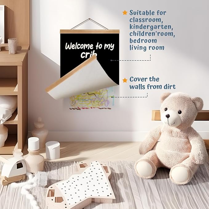ZTGDA Welcome to My Crib Wall Art,Funny Duck Poster Durable Man Cave Wall Decor,Duck Canvas Hanging Sign for Entryway, Dorm Room, Nursery or Bedroom Decor (My crib goose) - Image 3