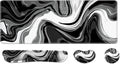 Desk Pad and Keyboard Wrist Rest, Large Mouse Pad + Keyboard Pad+Mouse Wrist Support, Non-Slip Desk Mat Protector for Office, Home 31.5×11.8 Inches Black & White Abstraction by AFUZLE