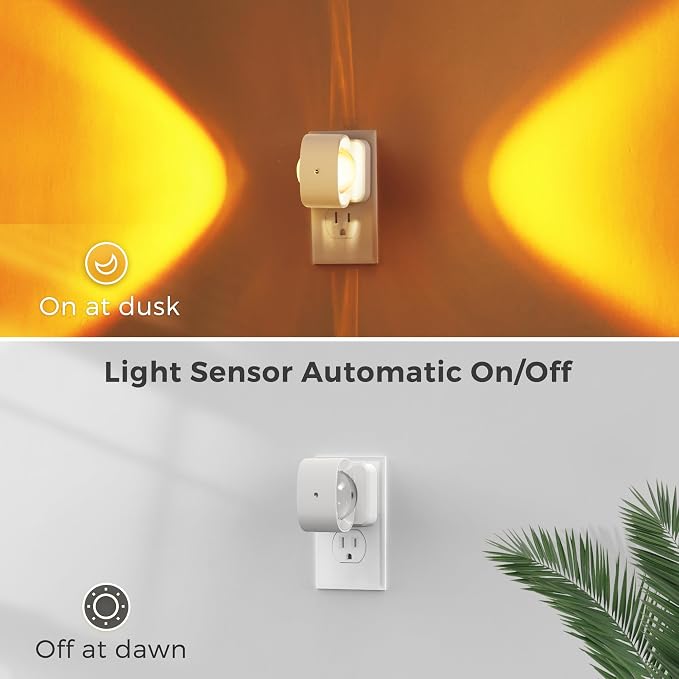 L LOHAS LED Night Light, Color Changing Night Lights Plug into Wall RGB - Image 3