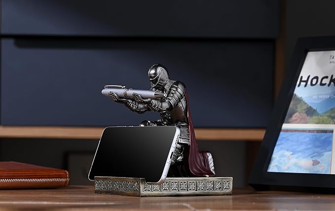 Windbreaker Soldier Knight Pen Holder Personalized Desk Accessory Iron - Image 5