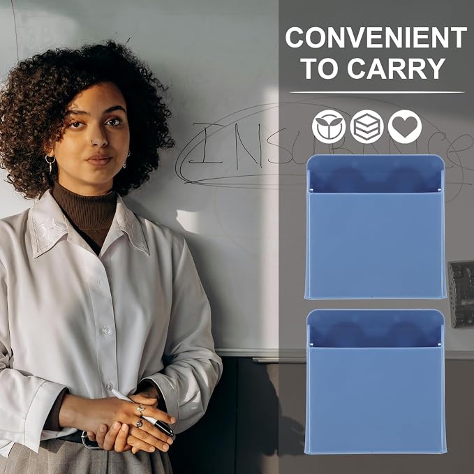2Pcs Pen Holder with Suction Cup for Whiteboard Desktop Organizer Office Desk Storage Container for Pens Pencils Dry Erase Markers and Accessories Space Saving Pencil Holder - Image 7