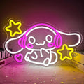 Anime Neon Sign Anime Neon Light Up Signs for Wall Decor Cartoon LED Signs for Bedroom Girls Room Home Cute Neon Wall Signs Decoration Gifts for Kids Children by OvoNinn