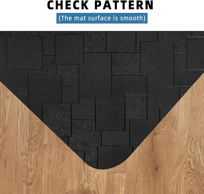 Office Chair Mat for Hard Floor, 48x36 inches Computer Chair Mat, Multi-Purpose Desk Floor Protector for Work, Home, Gaming - Image 7