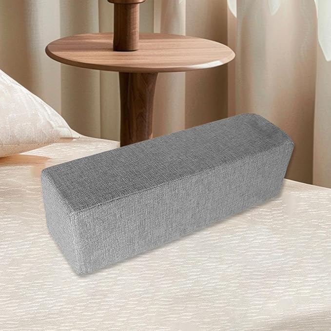 Couch Arm Rest Pillow,Armrest Practical Removable Washable Pillowcase Cushion, Elbow Support Pillow for Living Room, Armchair, Sofa, Chair, Dark Gray - Image 3