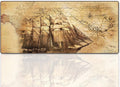 XXL Professional Large Mouse Pad & Computer Game Mouse Mat (35.4x15.7x0.1IN, Boat) by Cmhoo