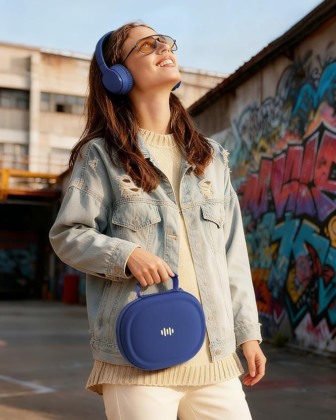Headphone Case Hard Shell for Bose Quietcomfort/Skullcandy/JBL Tune 720BT/520BT/510BT/Live 770NC/460NC, Super-Slim Upgrade PU Pocket Over-Ear Headset Universal Portable Travel Organizer Bag - Image 6