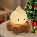 Cute Fake Campfire Lamp, Rechargeable Night Light with Flickering Candle Mode, Portable Mood Lighting for Bedroom Decor, Desk Accessories, Camping & Gifts (Basic Version) by HPYDIY