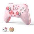 Kuitmor Hello Kitty Switch Pro Controller, Cute Hall Effect Wireless Gamepad No Drift for Switch 2/Switch/OLED/Lite, PC/Steam, Android, iOS, Bluetooth + Wired, Turbo, Back Buttons,6-Aixs Gyro, Wake-up, RGB (Pink, Without 2.4g Receiver) by Kuitmor